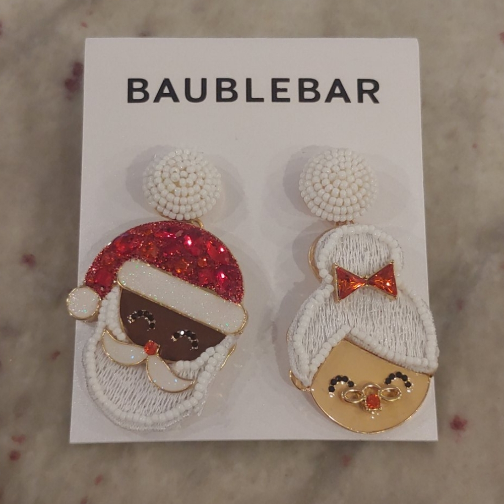 Baublebar Santa and Mrs Claus Earrings